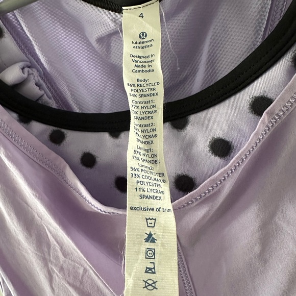 Lululemon lilac sports bra tank top - Picture 4 of 9